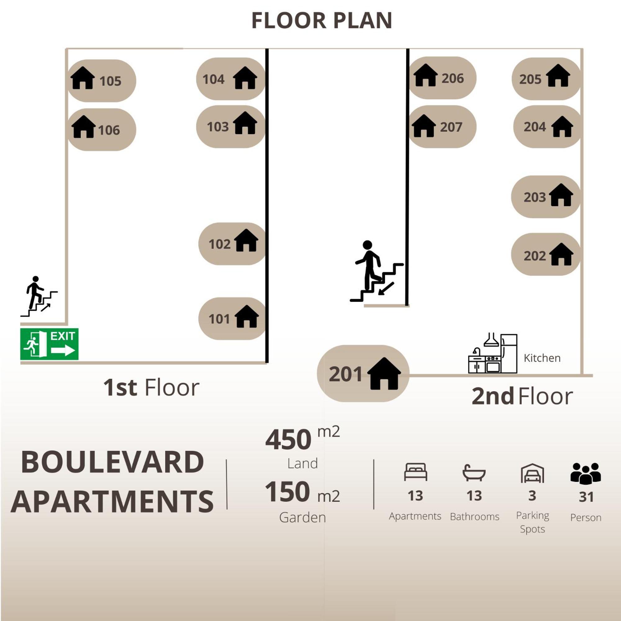 Boulevard Luxury Apartments City Center Охрид Экстерьер фото